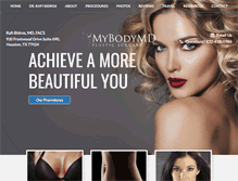 Tablet Screenshot of mybodymd.com